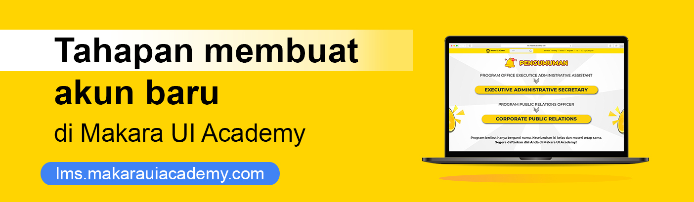 Tahapan Membuat Akun Baru