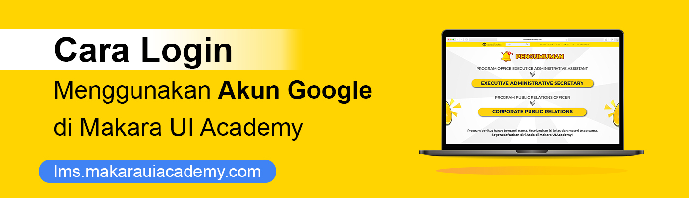 Cara Login Menggunakan Akun google