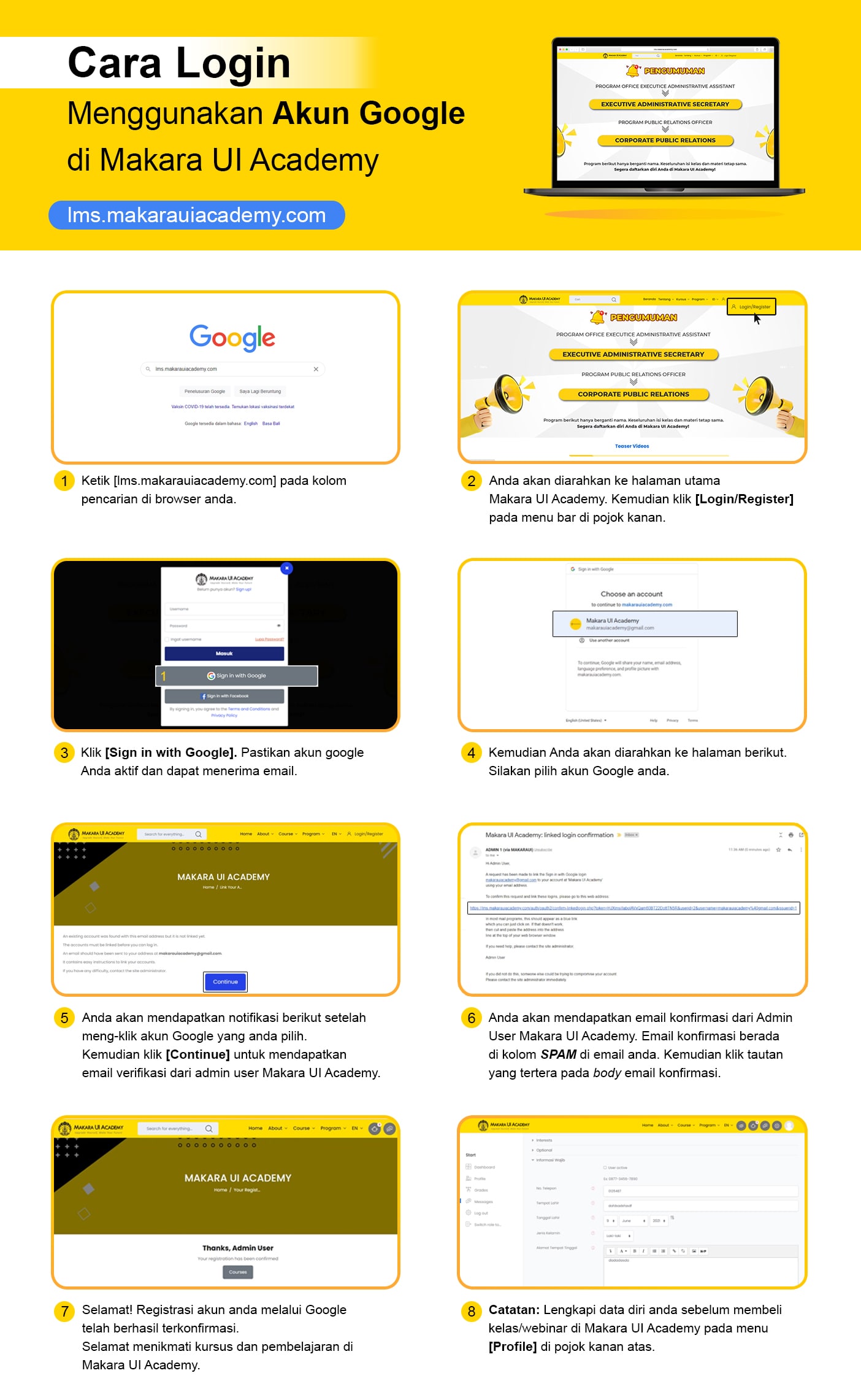 How to login using Google Account